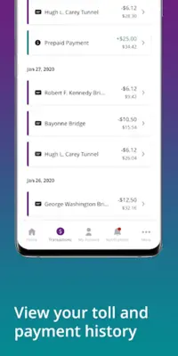 Official E-ZPass NY android App screenshot 1