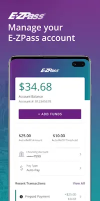Official E-ZPass NY android App screenshot 3